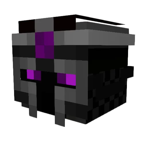 ReturnToEnder Minecraft avatar head, 3D render