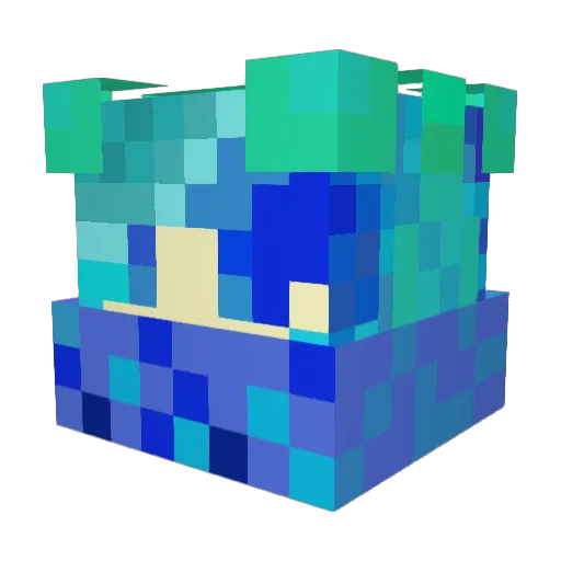 Reuben666 Minecraft avatar head, 3D render