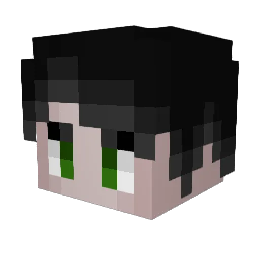 ReubenMcM Minecraft avatar head, 3D render