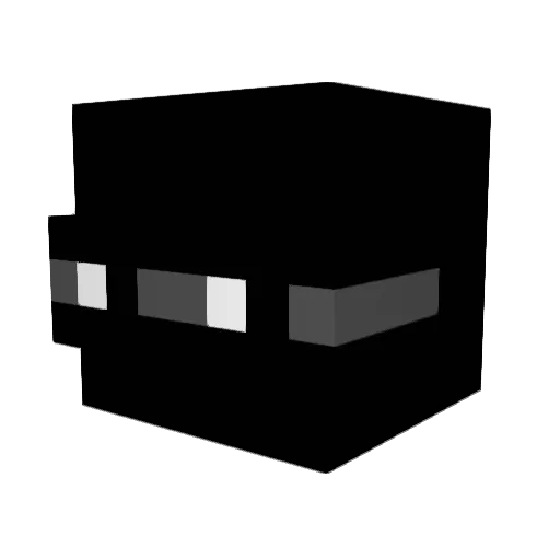 Reuzel_ Minecraft avatar head, 3D render