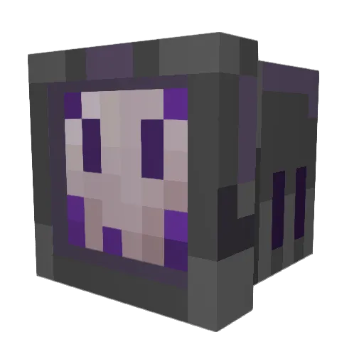 RevByte_ Minecraft avatar head, 3D render