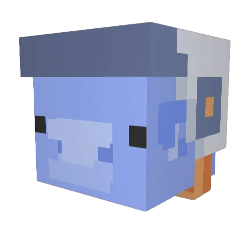RevLolStormk6g Minecraft avatar head, 3D render