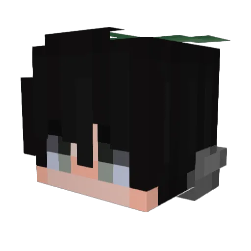 RevTheSprout Minecraft avatar head, 3D render