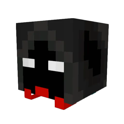 RevalReddy Minecraft avatar head, 3D render