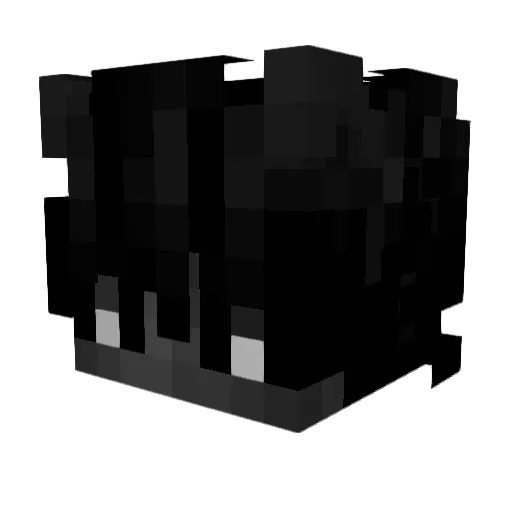 Revalinx Minecraft avatar head, 3D render