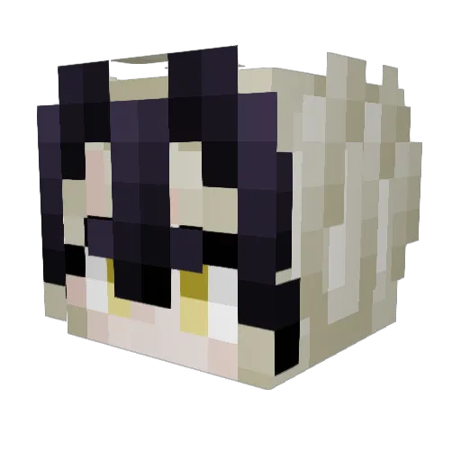 Revan Minecraft avatar head, 3D render