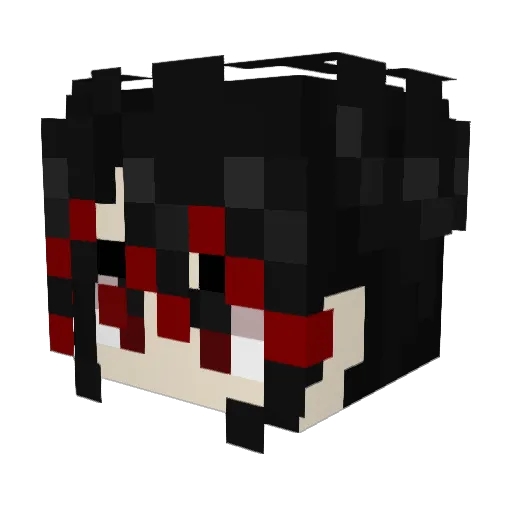 Revan_Kiriguya Minecraft avatar head, 3D render