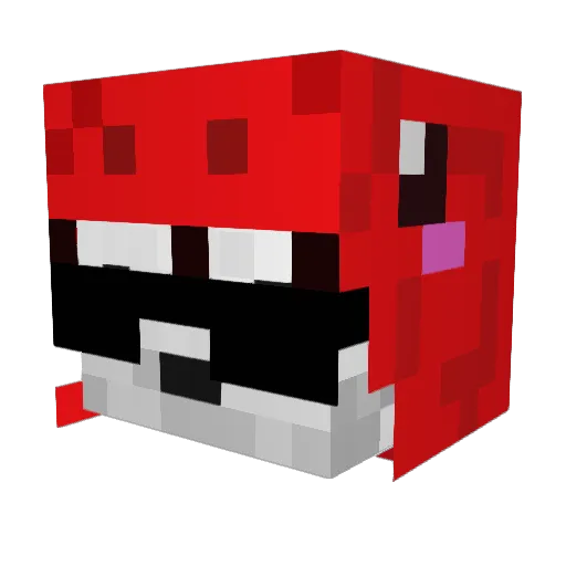 Revek__ Minecraft avatar head, 3D render
