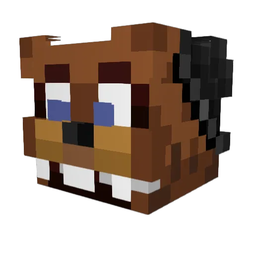 Revelation216 Minecraft avatar head, 3D render