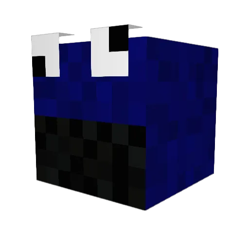 Revelos Minecraft avatar head, 3D render