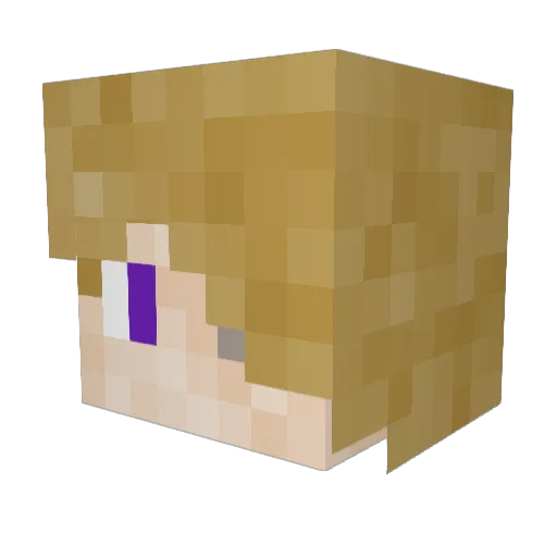 RevenantQuasar Minecraft avatar head, 3D render