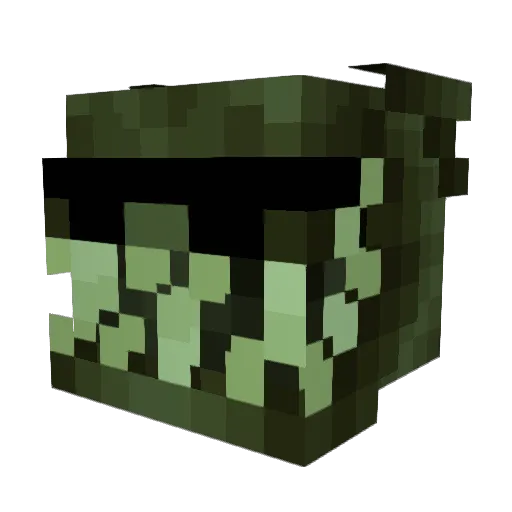 Revenant_Horror Minecraft avatar head, 3D render