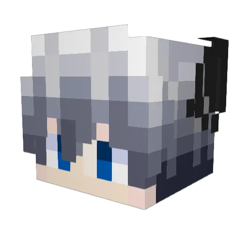 Revenant_Soul Minecraft avatar head, 3D render