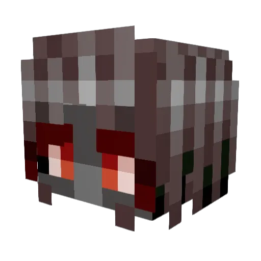 Revenge_Calamity Minecraft avatar head, 3D render