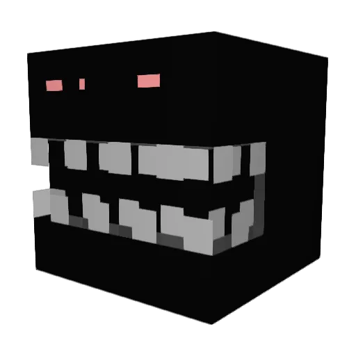 Revengek Minecraft avatar head, 3D render