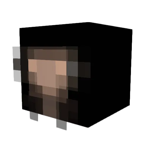 Revenkoi Minecraft avatar head, 3D render