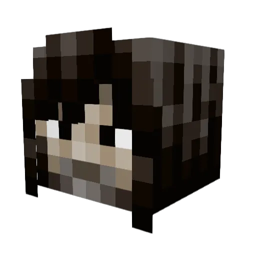 Reventt Minecraft avatar head, 3D render