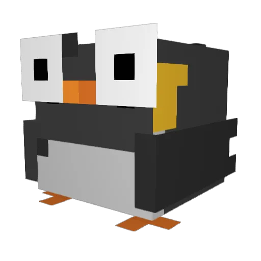 ReverseFly Minecraft avatar head, 3D render