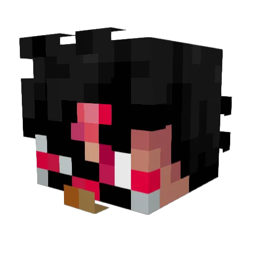 Revesens Minecraft avatar head, 3D render