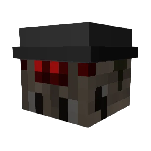 Reviglote Minecraft avatar head, 3D render