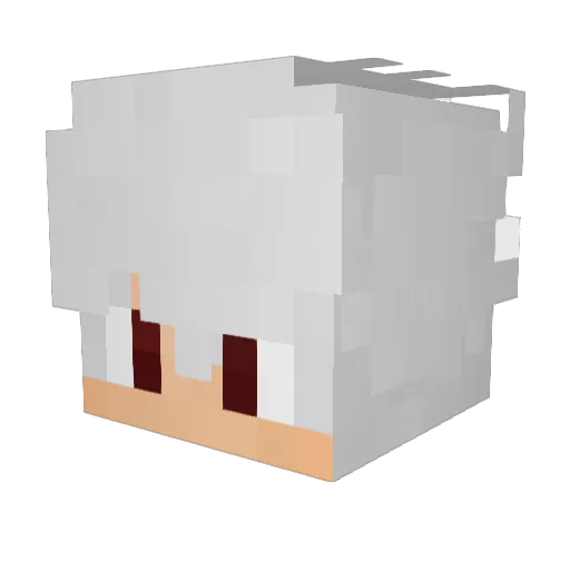 Revigorar Minecraft avatar head, 3D render