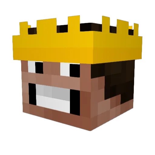 Reviiix Minecraft avatar head, 3D render
