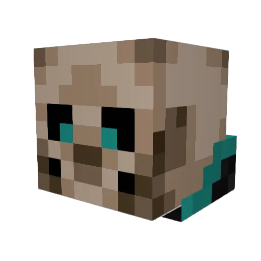 Revilio_Sk Minecraft avatar head, 3D render