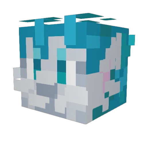 Revilo_1206 Minecraft avatar head, 3D render