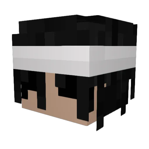 Revinr Minecraft avatar head, 3D render