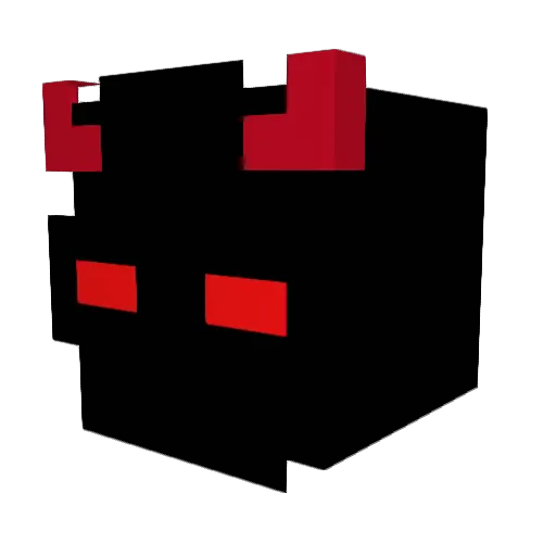 Revjuke Minecraft avatar head, 3D render