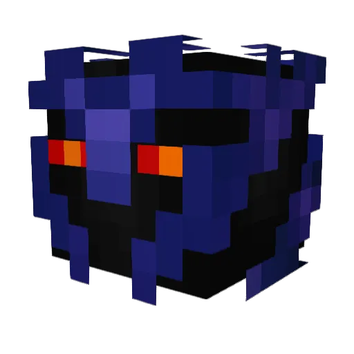 RevoP3 Minecraft avatar head, 3D render