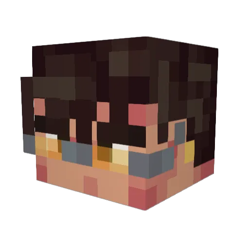 Revoize Minecraft avatar head, 3D render