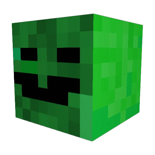 RevoltDani Minecraft avatar head, 3D render