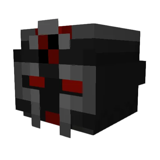 Revolut1on1ze Minecraft avatar head, 3D render