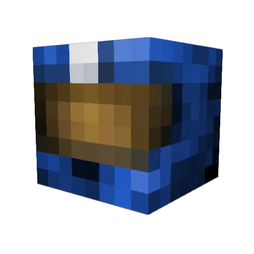 Revolving_DCON Minecraft avatar head, 3D render