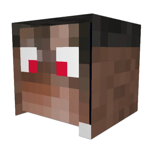 Revvv11 Minecraft avatar head, 3D render