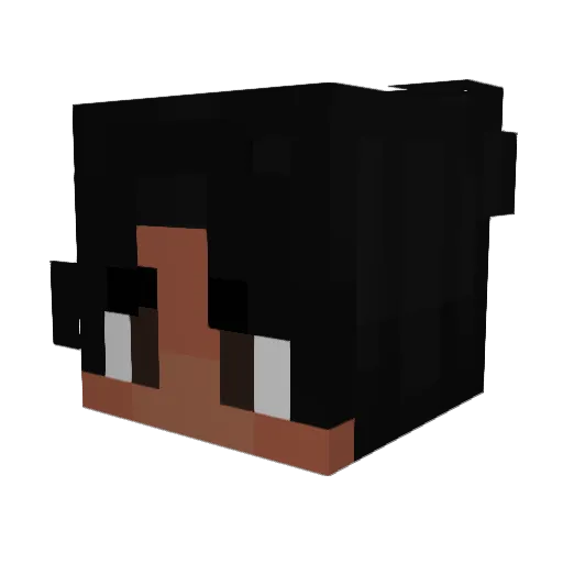 Revxrb_ Minecraft avatar head, 3D render
