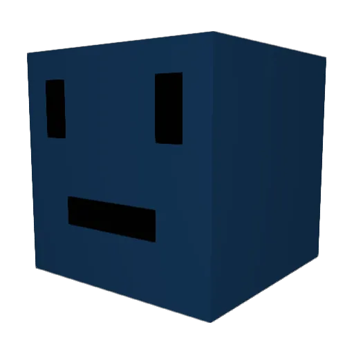 Rewiindzzzz Minecraft avatar head, 3D render