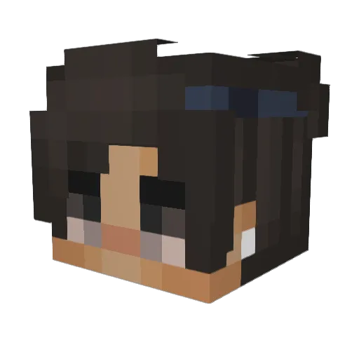 Reworking Minecraft avatar head, 3D render