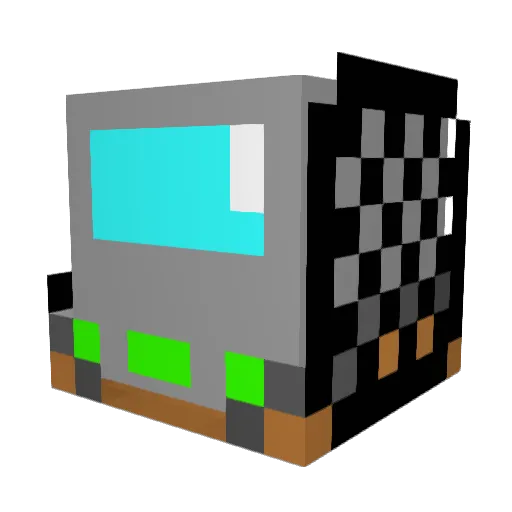 Rex7465 Minecraft avatar head, 3D render