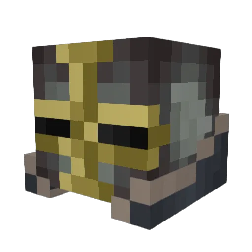 Rex883 Minecraft avatar head, 3D render