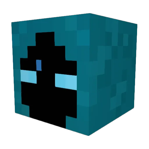 RexArcanis Minecraft avatar head, 3D render