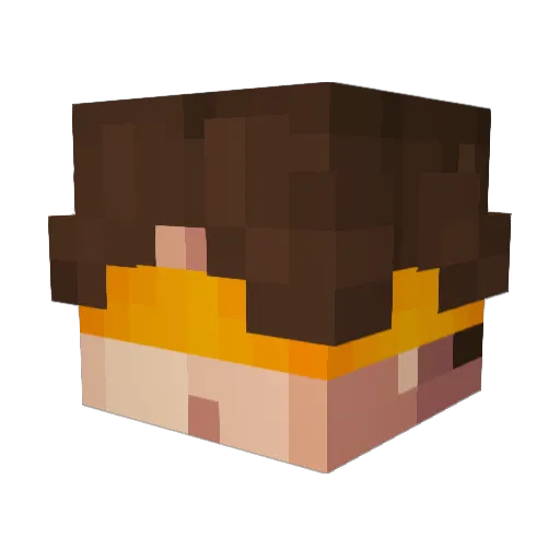 RexInfinite2020 Minecraft avatar head, 3D render