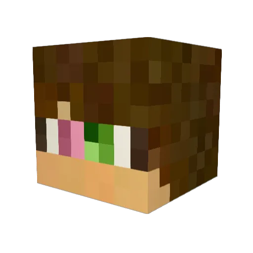 RexMan1806 Minecraft avatar head, 3D render