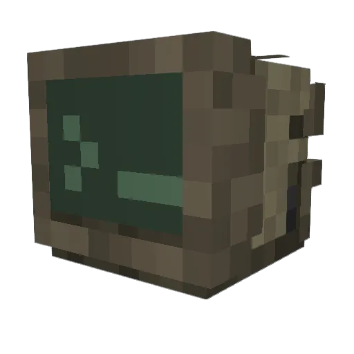RexProcellas Minecraft avatar head, 3D render