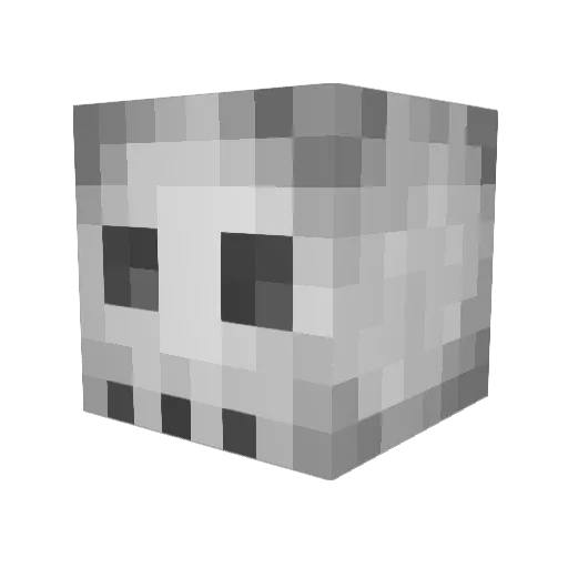 RexRazor Minecraft avatar head, 3D render