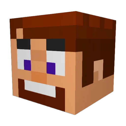 RexRemus753 Minecraft avatar head, 3D render