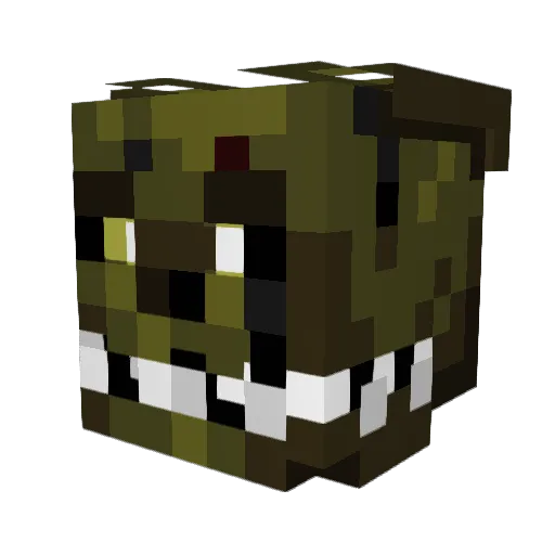 RexRogers17 Minecraft avatar head, 3D render