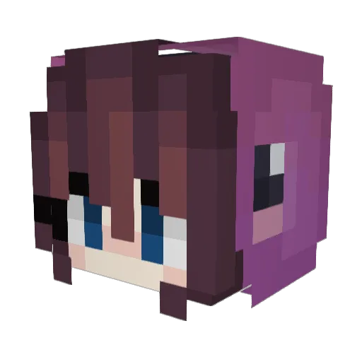 RexV_Mx Minecraft avatar head, 3D render