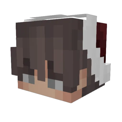 RexVpp Minecraft avatar head, 3D render